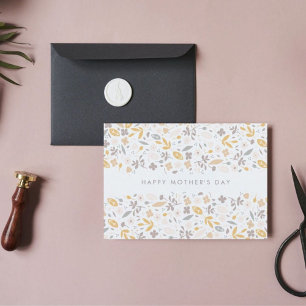 Custom Text Floral Confetti Best Mothers day