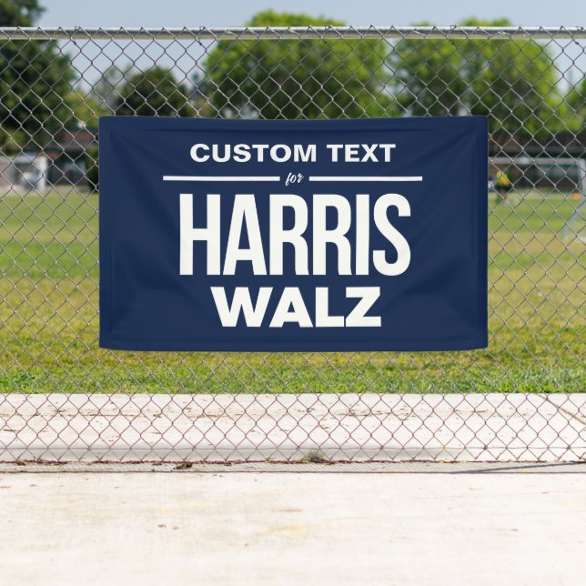 Custom Text for Harris Walz Banner (Insitu)