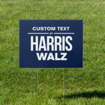 Custom Text for Harris Walz