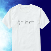 Custom Text Forgiven Modern Script Christian Gift 