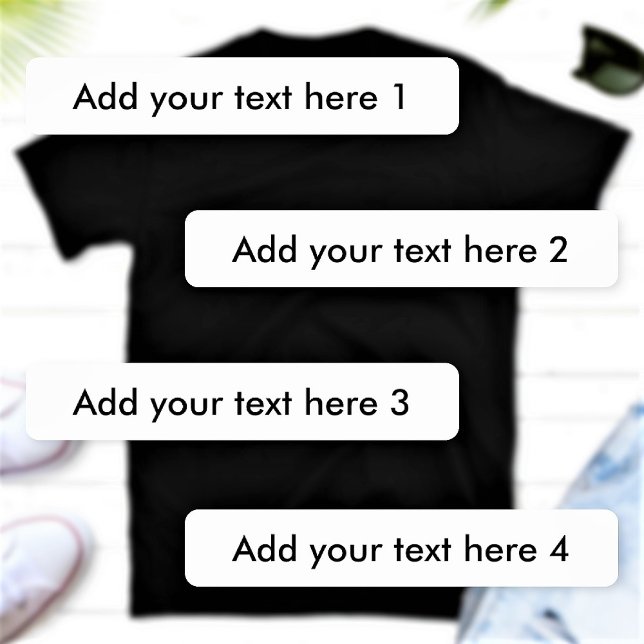 Custom Text Four Different Options Fabric Clothing (Creator Uploaded)