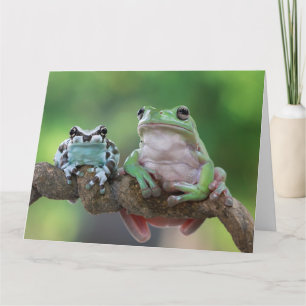 Custom Text Frog Card