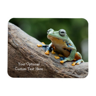 Custom Text Frog Magnet