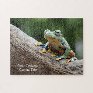 Custom Text Frog Puzzles