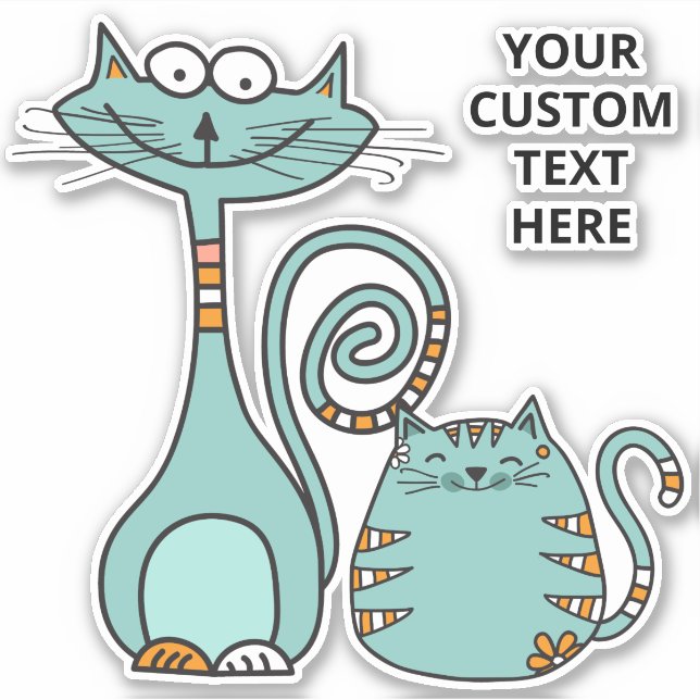 Custom text Funny Cats (Front)
