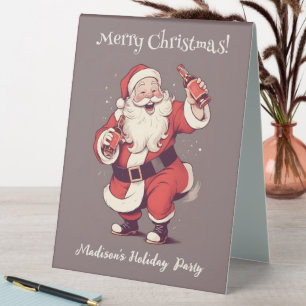 Custom Text Funny Drunk Santa