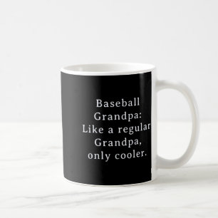 Custom Text Funny Grandpa Baseball T Shirt Coffee Mug