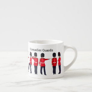 Custom Text Grenadier Grards on parade Espresso Cup