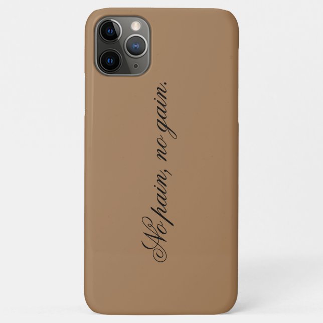 Custom text | gym motivation | And Light Brown, Case-Mate iPhone Case (Back)