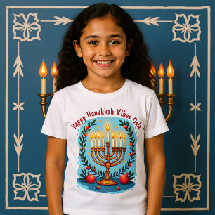 Custom text Hanukkah Festival of Fun  T-Shirt
