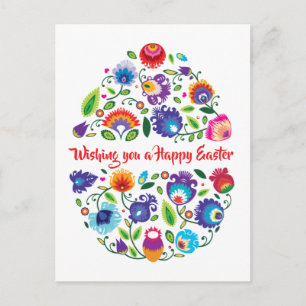 Custom text, Happy Easter (folklore) Postcard