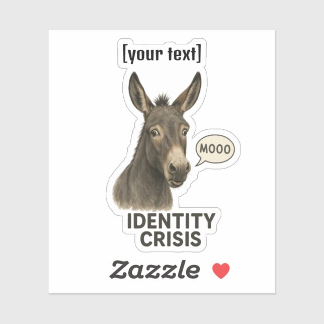 Custom Text Hilarious Sticker (Sheet)