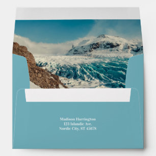 Custom Text Iceland Envelope