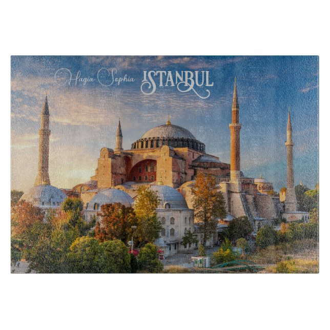 Custom Text Istanbul Cutting Board (Front)