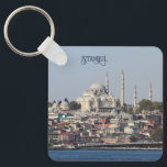 Custom Text Istanbul Key Ring<br><div class="desc">Change or delete the text field if you wish. Using the editing tool, you can change the font and its size, colour and location if you want. See my store for more Turkey items.</div>