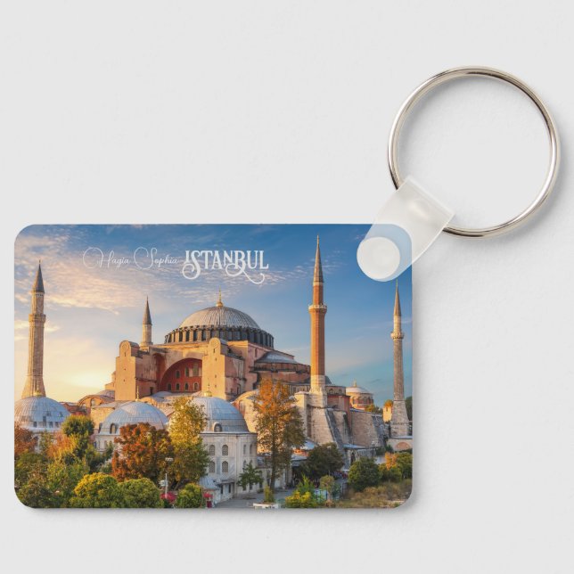 Custom Text Istanbul Key Ring (Front)