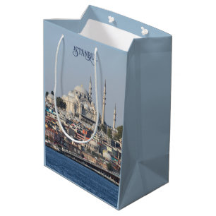 Custom Text Istanbul Medium Gift Bag