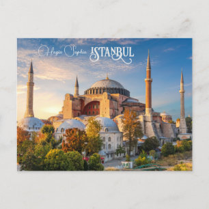 Custom Text Istanbul Postcard
