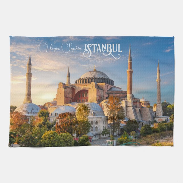 Custom Text Istanbul Tea Towel (Horizontal)