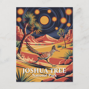 Custom Text Joshua Tree Wildlife Roadrunner Desert Postcard