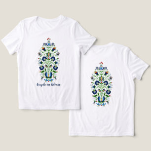 Custom text Kashubian Garden Column Tri-Blend Shirt