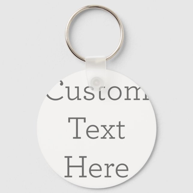 Metal Circle Keychain, 2" (Front)