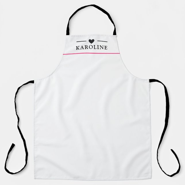 Custom Text, Kitchen Apron (Front)