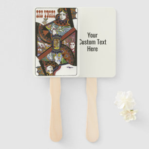 Custom text Las Vegas vintage travel Hand Fan
