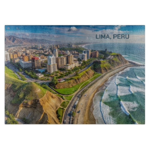 Custom Text Lima, Peru Cutting Board