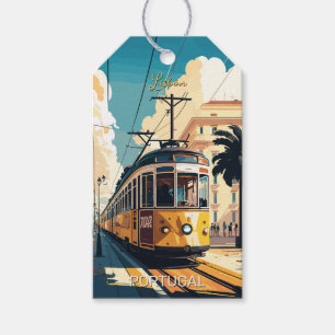 Custom Text Lisbon Portugal Gift Tags