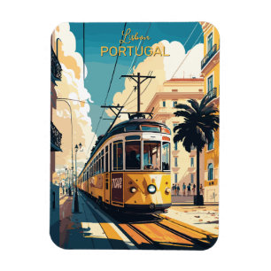 Custom Text Lisbon Portugal Magnet
