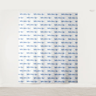 Custom Text Logo Event Backdrop Step and Repeat Tapestry