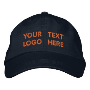 Custom Text / Logo - Promotional Personalised Your Embroidered Hat