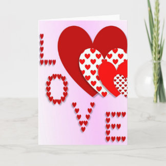 custom text love greeting card