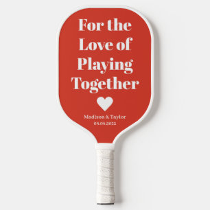 Custom text LOVE Pickleball Paddle