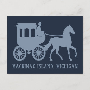 Custom Text Mackinac Island Postcard