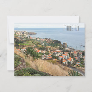 Custom Text Madeira Portugal Postcard
