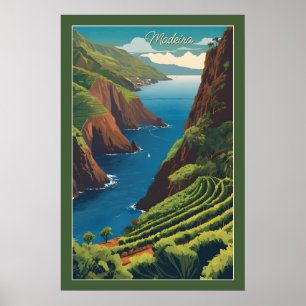 Custom Text Madeira Portugal Poster