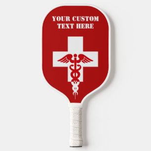 Custom Text Medical Professional Pickleball Paddle