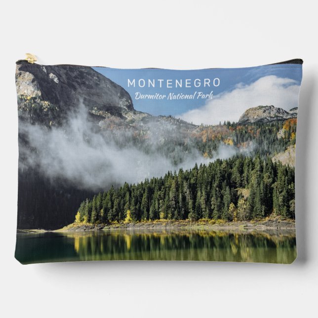 Custom Text Montenegro Accessory Pouch (Front)