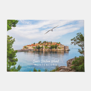 Custom Text Montenegro Doormat