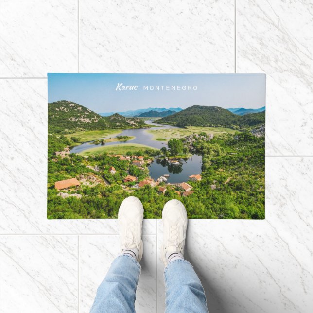 Custom Text Montenegro Doormat (Indoor)