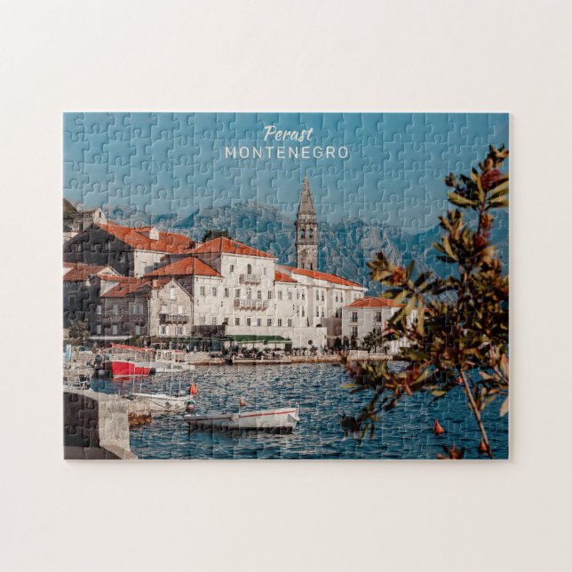 Custom Text Montenegro Jigsaw Puzzle (Horizontal)