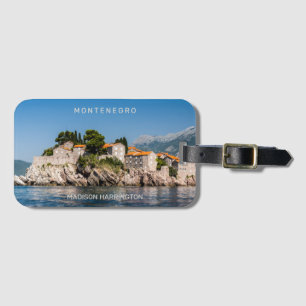 Custom Text Montenegro Luggage Tag