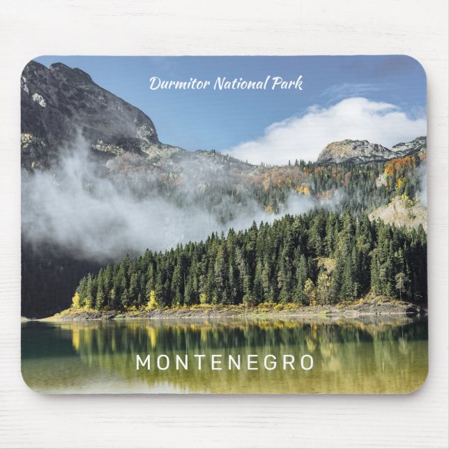 Custom Text Montenegro Mouse Mat (Front)