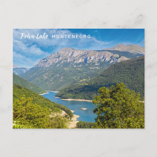Custom Text Montenegro Postcard (Front)
