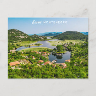 Custom Text Montenegro Postcard
