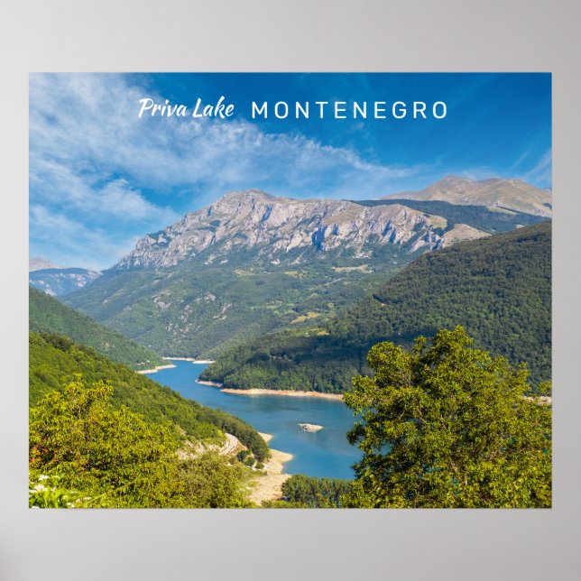 Custom Text Montenegro Poster (Front)