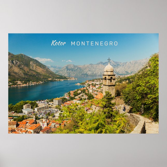 Custom Text Montenegro Poster (Front)