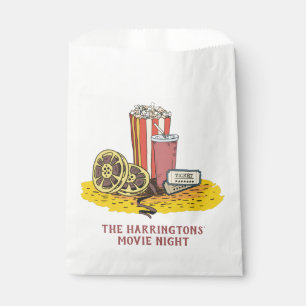 Custom text Movie Buff Favour Bags
